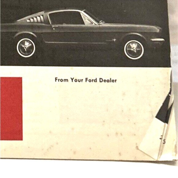 Ford Shop Tips Sept 1965 Vol. 2 No. 7 Special Announcement Issue Mustang - Picture 3 of 7
